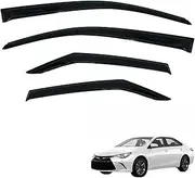 OAD4X4 Weathershields Compatible with Toyota Camry 2015-2017, Weather Shields Window Visors Wind Deflectors Sun Rain Guard 4PCS Set