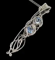 ArcAlchemistOne Sterling Silver FAIRYTALE 10 Carats Rare Sky Blue Spinel Elven