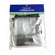 Tosca Clear Luggage/Suitcase Bag Protection Trolley Cover Case - Large