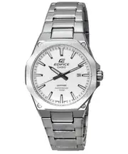 Casio EDIFICE Stainless Steel White Dial Quartz EFR-S108D-7A 100M Mens Watch