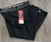 NWT McDavid Mens Hex Basketball Compression 3/4 Tights Hip Tail Pads Med Black
