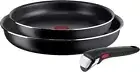 Tefal Ingenio Easy On Non-Stick 3 Piece Frypan Cookware Set, L1599302