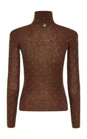 [Rabanne] Polka-Dot Fine-Knit Sweater