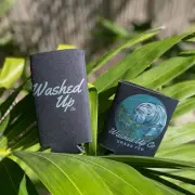 Grass Fed Koozie – Manatee Can Cooler, Laid-Back Beach Vibes by Washed Up Co