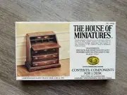 The House of Miniatures Chippendale Slant Front Deck Circa 1750 #40042 Vtg