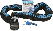 Oxford Monster Chain Lock, black, Size 120 cm for Men