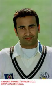 Nadeem Shahid Surrey CCC Old Player Cricket Photo 1