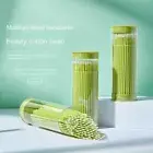 Green Eye Makeup Modification Stick Portable Cotton Swab Stick