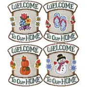 Herrschners® Changing Seasons Wall Hanging Plastic Canvas Kit