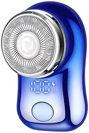 [Reodolop] Mini Electric Shaver, Portable Powerful Storm Razor for Men Women, USB C Rechargeable, Battery Power Display, Lightweight Razor for Travel Office Business Trip