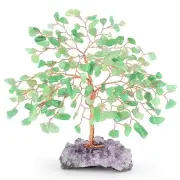 Green Aventurine Healing Crystal Tree – Jade Tree Chakra Tree of Life with