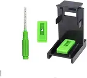 Ink Refill Cartridge Clip Rubber Pads Syringe Tool Kit Clamp Compatible with HP 46 64 67 305 124 124XL 305XL 67XL 805XL 62XL 303XL (Color : E)