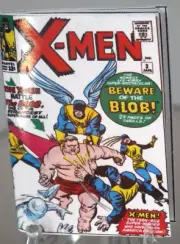 Mini 1964 'X-MEN #3 - THE BLOB' 1:6 size 22 PAGES - REPLICA COMIC