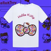 在飛比找蝦皮購物優惠-Hellokitty可愛夏裝短袖T恤 200J可穿  凱蒂貓