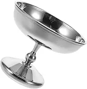 GRADENEVE Stainless Steel Yogurt Bowl Lids Ice Cream Cups Footed Dessert Salad Sauce Container
