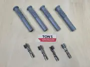 MSD 3301 Spark Plug Wire Plug Boots & Terminals Straight 180 Multi Angle 4 Pack