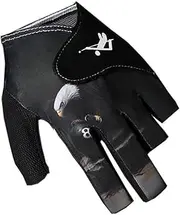 Left Hand Snooker Cue Sport Glove Breathable Pool Cue Glove Adjustable Billiard Pool Glove for Men & Women