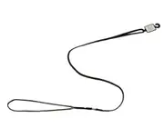 Beau Pets - Show Lead - Flat with Slide - 7mm x 125cm - Black