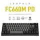 {HappyFinger}韓國LeoPold FC660M PD 機械鍵盤 石墨金 PBT二色成型鍵帽, 英文 MIT 茶/紅軸