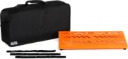 Gator Large Pedalboard with Bag - 23.75"x10.6" Orange (2-pack) Bundle