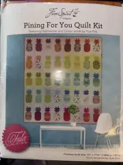 New! Free Spirit Tula Pink Pineing For You Quilt Kit OOP. Free Shipping