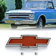 1967-1968 Chevy Truck Red Chrome Plated Bowtie Grill Emblem Badge Licensed New