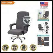 Office Chair Cover Stretch Office Chair Covers with Arms Computer Chair Cover...