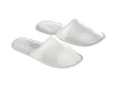 Budget Closed Toe White Terry Slipper 28cm x 100 Pairs