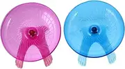 ERINGOGO 2pcs Hamster Roller Silent Exercise Wheel for Pet Activity Skid Design Durable Plaything for Pets Fun Companion for Hamsters