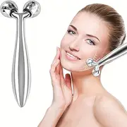 3D Facial Massager, 360 Degree Rotating Y-Shape Roller for Face and Body Contouring