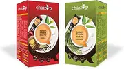 Green Velly Indian Instant Cardamom and Masala Premix Tea - Karak Ready to Drink Chai with Low Sugar | Masala and Elaichi Flavoured Tea | Instant Premix Tea| Masala Tea Powder | Combo Pack (10 * 2)