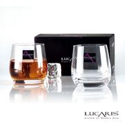 泰國LUCARIS 香港無鉛水晶威士忌酒杯-2入組