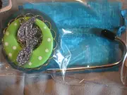 JC Table Counter Bar Top Bag Purse Hook Hanger "Dotted J" COA