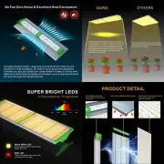 Hydroponics LED Panel Full Spectrum True 200W 2835 LED Grow Light Indoor Plant