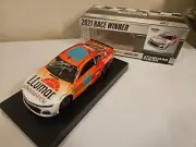 Chase Elliott AUTOGRAPH 2021 Llumar COTA Win Race Version 1/24 NASCAR Diecast #9