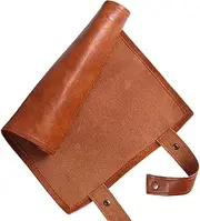 Dice Tray Dice Mat - Folding Rolling Mat and Dice Pouch - PU Leather Dice Storage Bag with Zipper for RPG Table Game