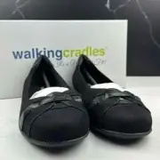 Walking Cradles Women's Freya Flat Black sz 9W