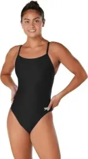 Speedo Womens Swimsuit One Piece Pro LT Flyback Solid Adult Team Colors Black 30