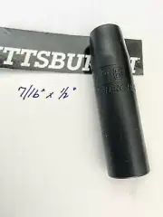 Pittsburgh 7/16" x 1/2" Deep Impact Socket - 6 Pt - Free USA Shipping