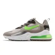 Nike 休閒鞋 Air Max 270 React 卡其 奶茶 綠 男鞋 氣墊 慢跑鞋【ACS】 CQ4598-231