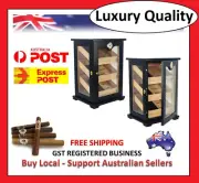 Hand Made 150+ Count Cigar Humidor Box Cabinet Mahogany Humidifier Hygrometer 1