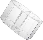 Milisten Transparent Aquarium Isolation Box Double Space Breeding Tank for Fish Durable and Practical Incubation Box Increases Survival Rate for Aquariums and Fish Tanks