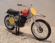 70's HUSQVARNA HUSKY 400 CROSS VINTAGE MOTOCROSS 1:12 MODEL MEGA DETAIL B ABERG