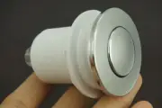 Single Flush Pneumatic Air Push Button Cistern Toilet Pneumatic Chrome