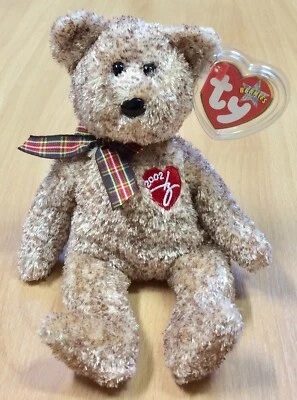 Ty Beanie Babies 2002 Signature Bear - Mint With Tags