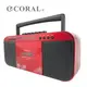 【小樺資訊】含稅【CORAL/ODEL】復古造型手提卡帶收錄音機(TR-6600)