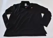 Reebok Men's Track Jacket 1/4 Zip Black - Size XL - Recycled Materials - NWT