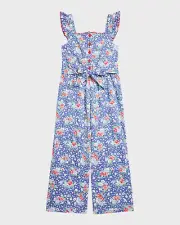 NWT Polo Ralph Lauren Girl's Floral Print Poplin Jumpsuit Codie Floral Size 10