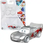Mattel Cars Vehicles Disney 100 Years Edition Cast 1:55 Cars Type: Lightning McQueen (HNP98)