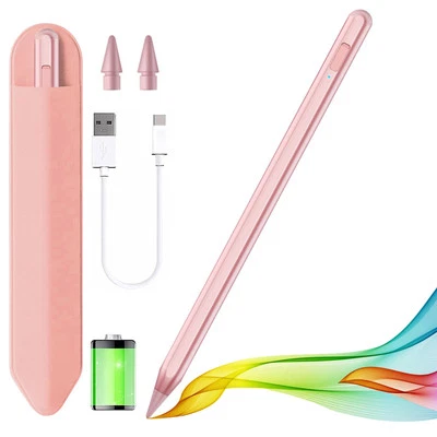 Stylus Pen for iPad 2018-2024 with Palm Rejection, Apple Pencil for Apple iPad 1